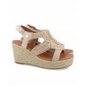 SANDALIA CUÑA CAÑAMO TRENZADO XTI