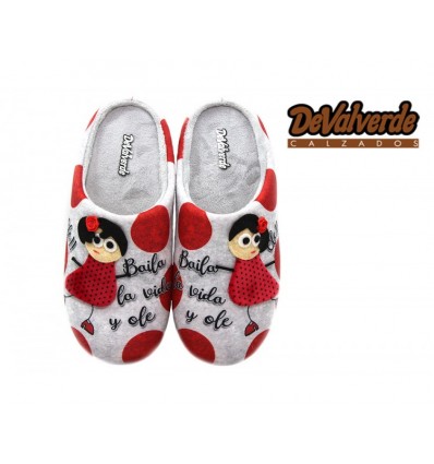 ZAPATILLA DE VALVERDE OLE..