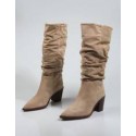 BOTA ALTA ARRUGADA VESTIR ALPE
