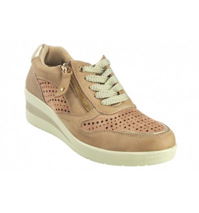 ZAPATO PIEL SPORT CUÑA AMARPIES