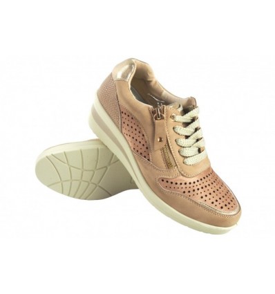 ZAPATO PIEL SPORT CUÑA AMARPIES