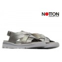 SANDALIA NOTTON METALIZADA 0467