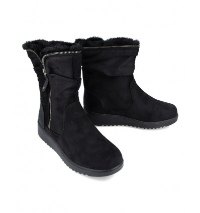 BOTIN CONFORT PELO CREMALLERA LATERAL