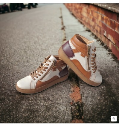 BOTIN SPORT PIEL CON CREMALLERA LATERAL