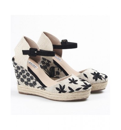 SANDALIA CUÑA MANDARINA SOFIA