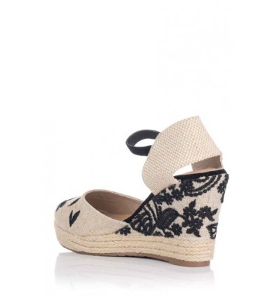 SANDALIA CUÑA MANDARINA SOFIA