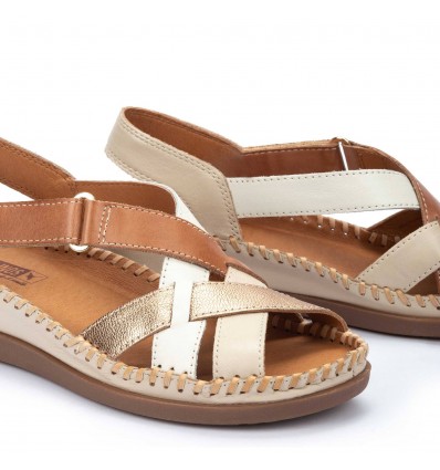 SANDALIA PIKOLINOS 0741C2 MARFIL