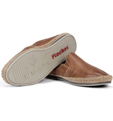 ZAPTO. FLUCHOS SURF LUXE CUERO TAUPE