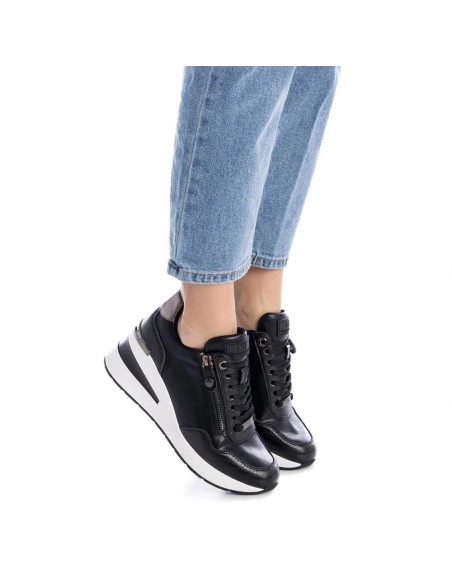 ZAPATO SPORT XTI CUÑA SRA. CORDON CREMAL