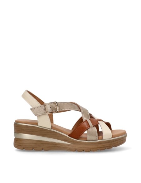 SANDALIA PIEL FLEX-PIES 691