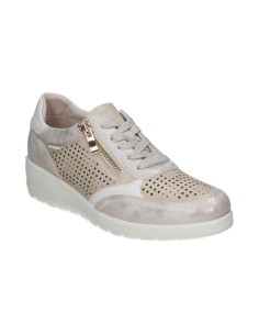 ZAPATO AMARPIES CUÑA BAJA PIEL PICADA CO 2