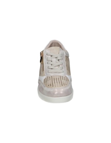 ZAPATO AMARPIES CUÑA BAJA PIEL PICADA CO