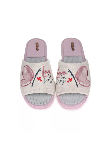 ZAPATILLA DE VALVERDE 1572 ROSADO