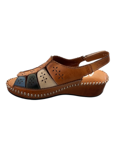 SANDALIA 48+HOURS CUERO COMBI