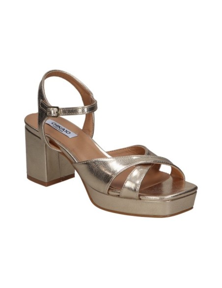 SANDALIA PIEL VEGANA PLATAFORMA