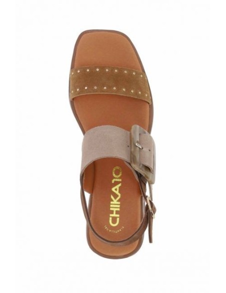 SANDALIA SERRAJE TACON BAJO