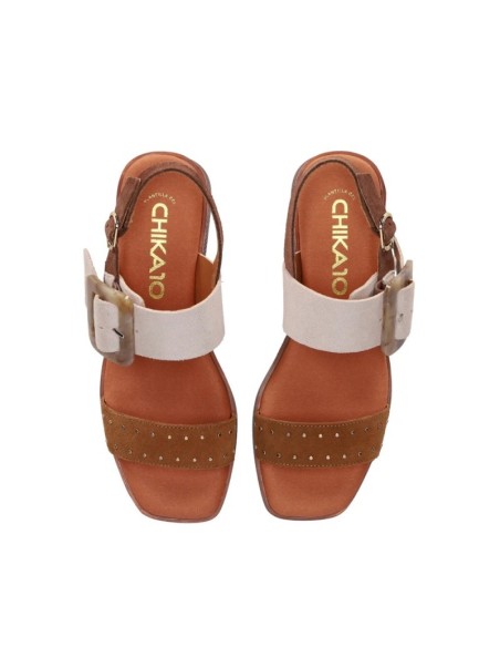 SANDALIA SERRAJE TACON BAJO