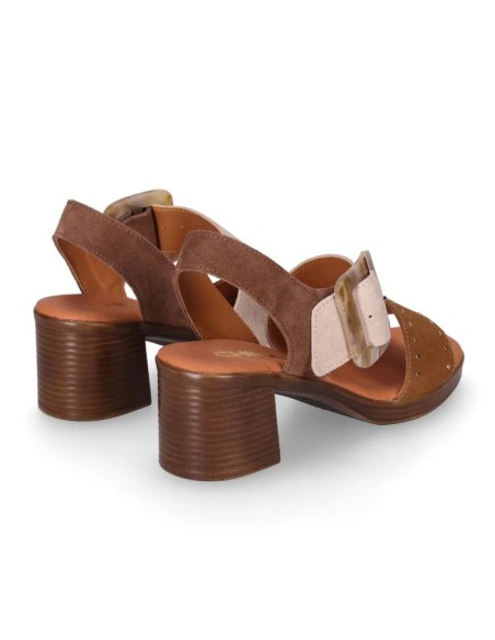 SANDALIA SERRAJE TACON MEDIO