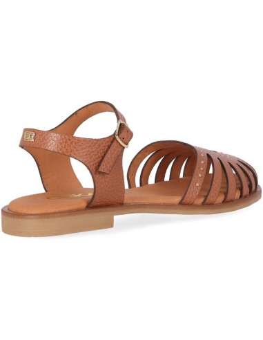 SANDALIA PIEL PLANA PUNTERA CERRADA