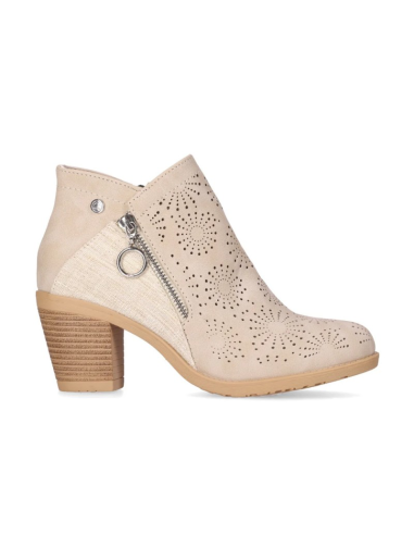 BOTIN PIEL VEGANA TACON MEDIO