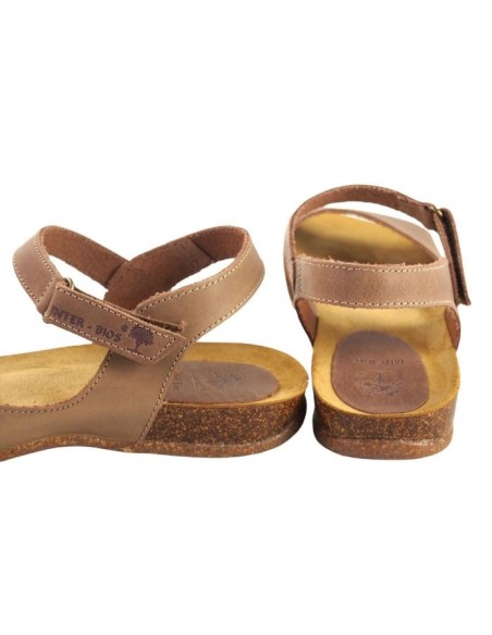 SANDALIA INTERBIOS 4458 BEIG PARDO